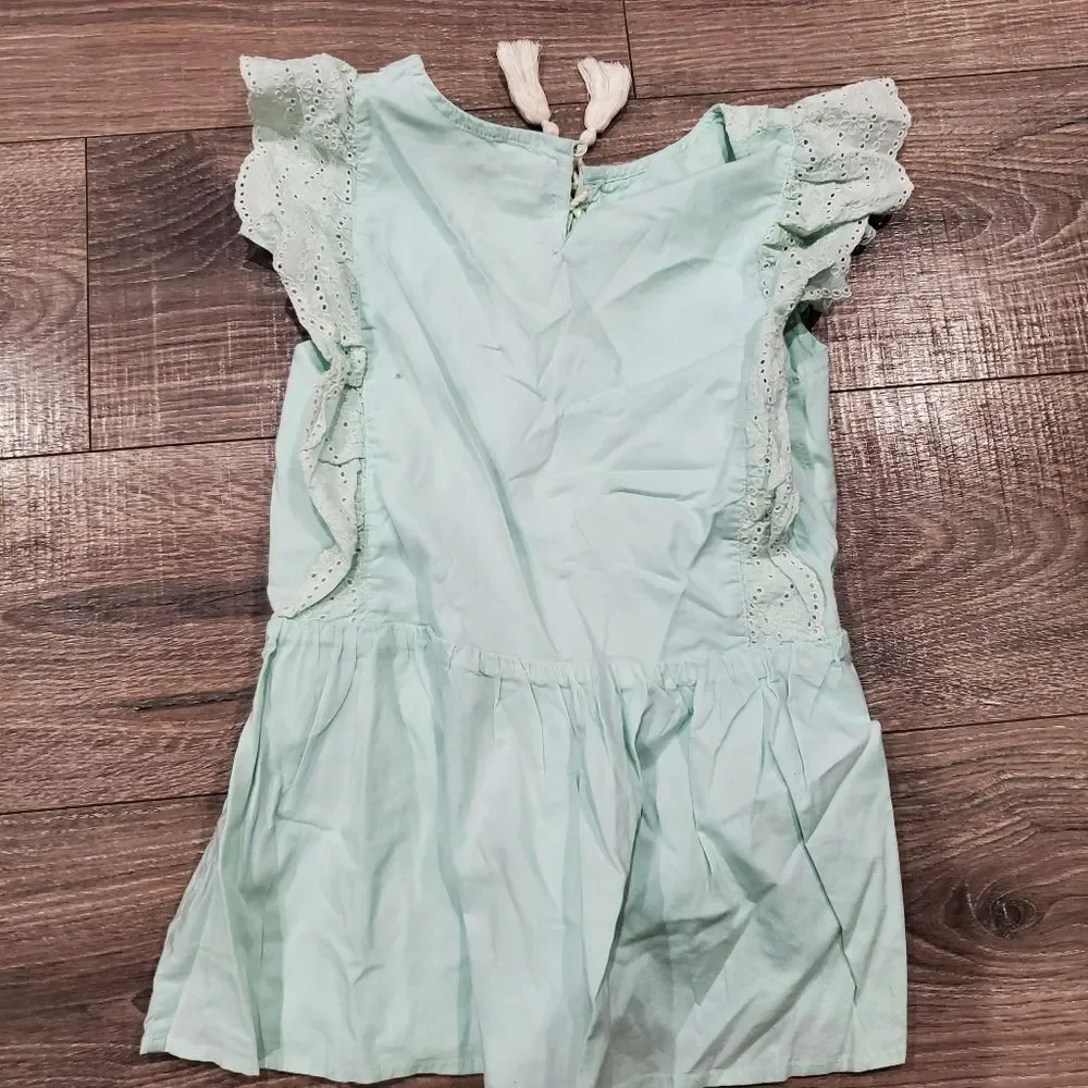 Girls GAP/OshKosh Dresses Girls Size 12 Blue Dress & Mint Short Top Dress 2 Pcs